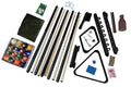 2'54'' Deluxe Black Billiards Accessory Kit